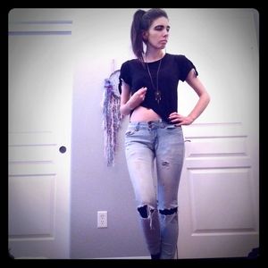 Encore low rise skinny jeans